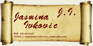Jasmina Ivković vizit kartica